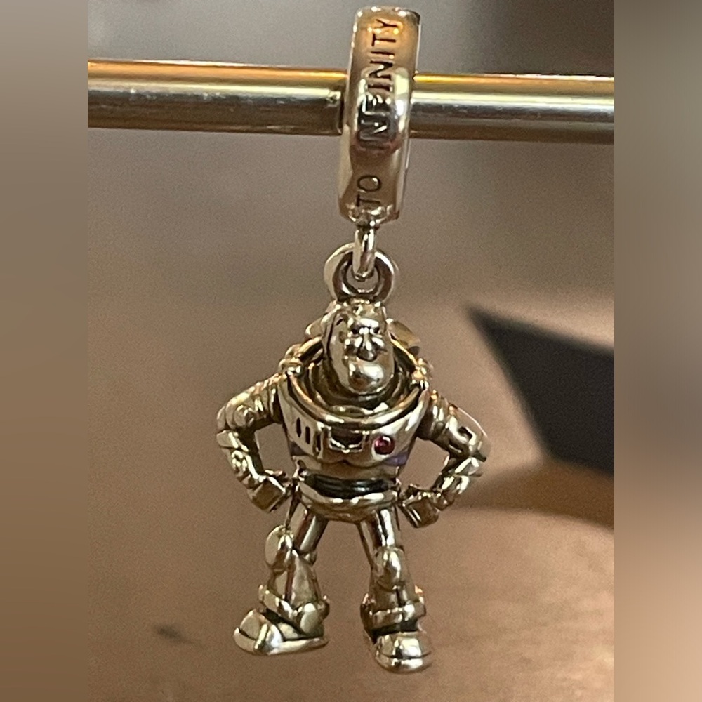 NIB HTF Authentic Pandora x Disney Pixar Buzz Lightyear dangle charm retired